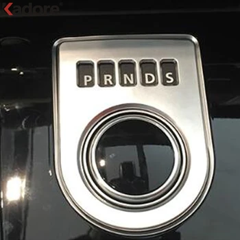 

Car Gear Shift Knob Cover Trim For Jaguar F-PACE 2016 2017 2018 ABS Inside Decorative Cap Sticker Interior Styling Car-covers