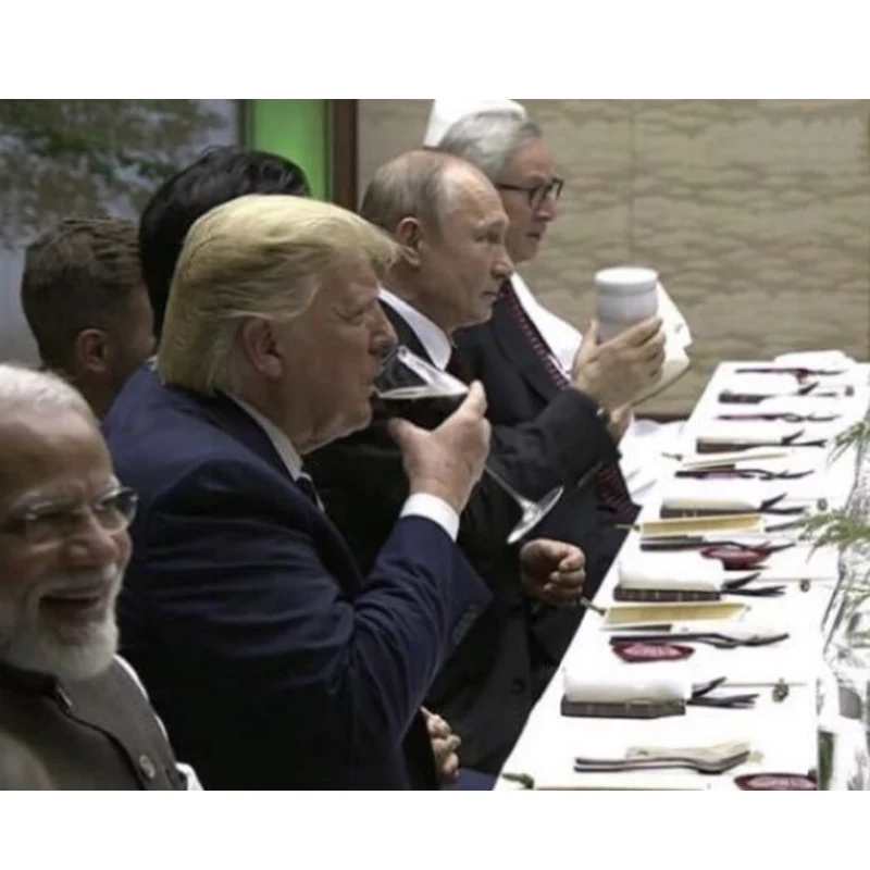 Термальная чашка В. Путина кружка Трампа Путиного G20 жареные термочашки