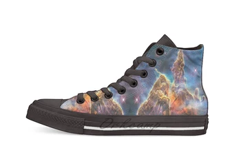 

Galaxy Mystic Design breathable Casual High Top lace-up Canvas shoes sneakers For Drop shipping