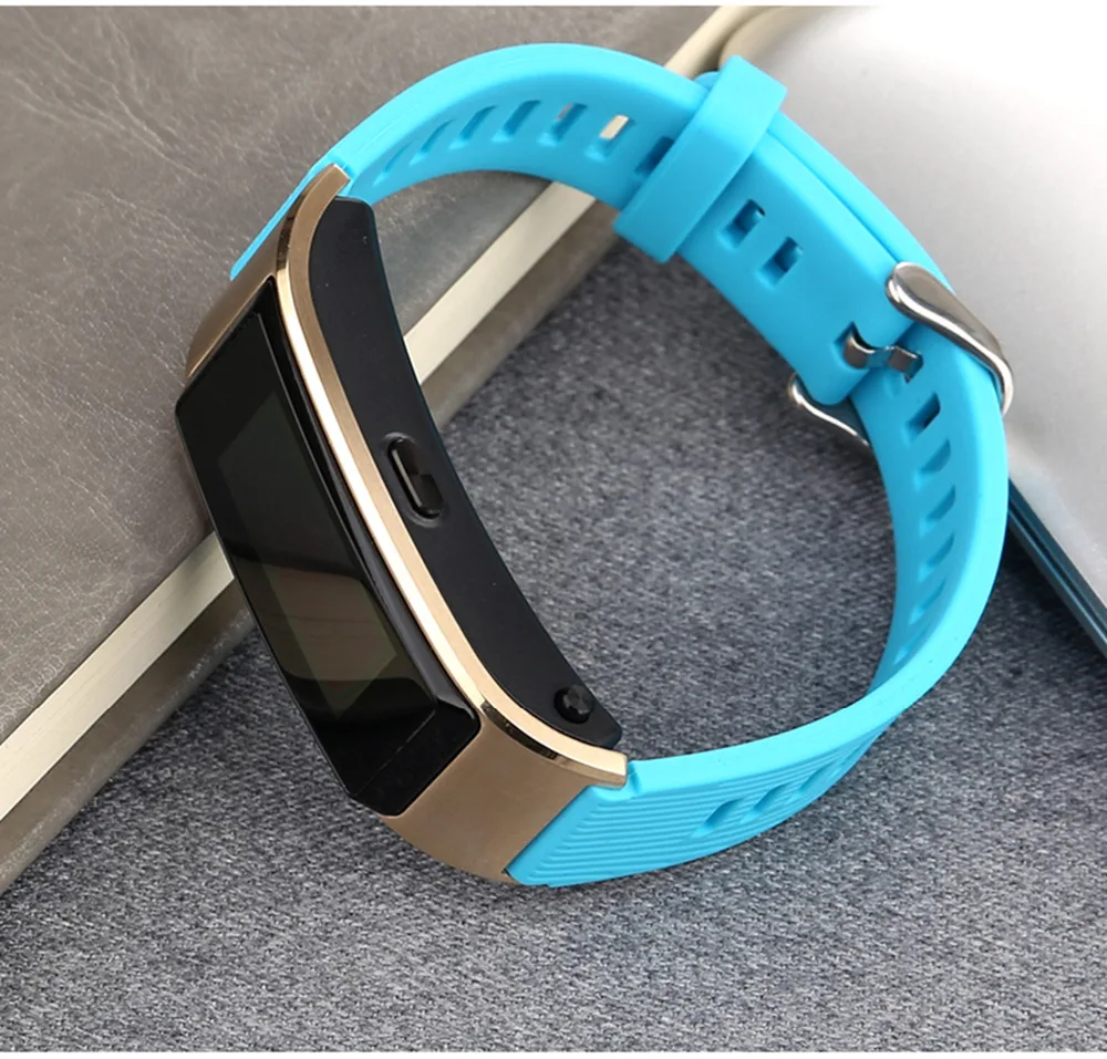 Ремешок MASiKEN из ТПУ для смарт часов Huawei TalkBand B5 спортивный классический браслет с