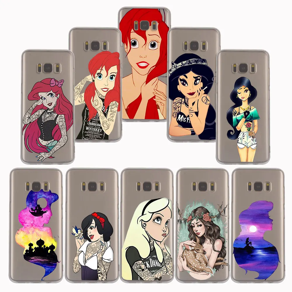 

YIMAOC 21z Tatton Princess Girls Soft TPU Case for Samsung Galaxy J5 J7 A5 2017 J3 2016 A8 2018 Note 8 S7 edge S8 S9 Plus