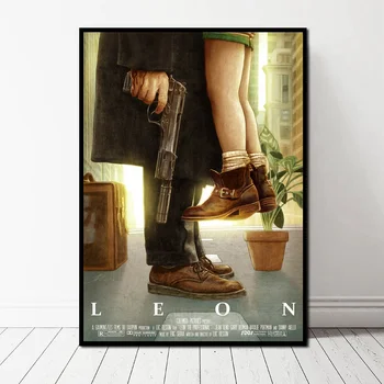

Movie Poster Leon Art Canvas Art Print Wall Pictures for Living Room No Frame