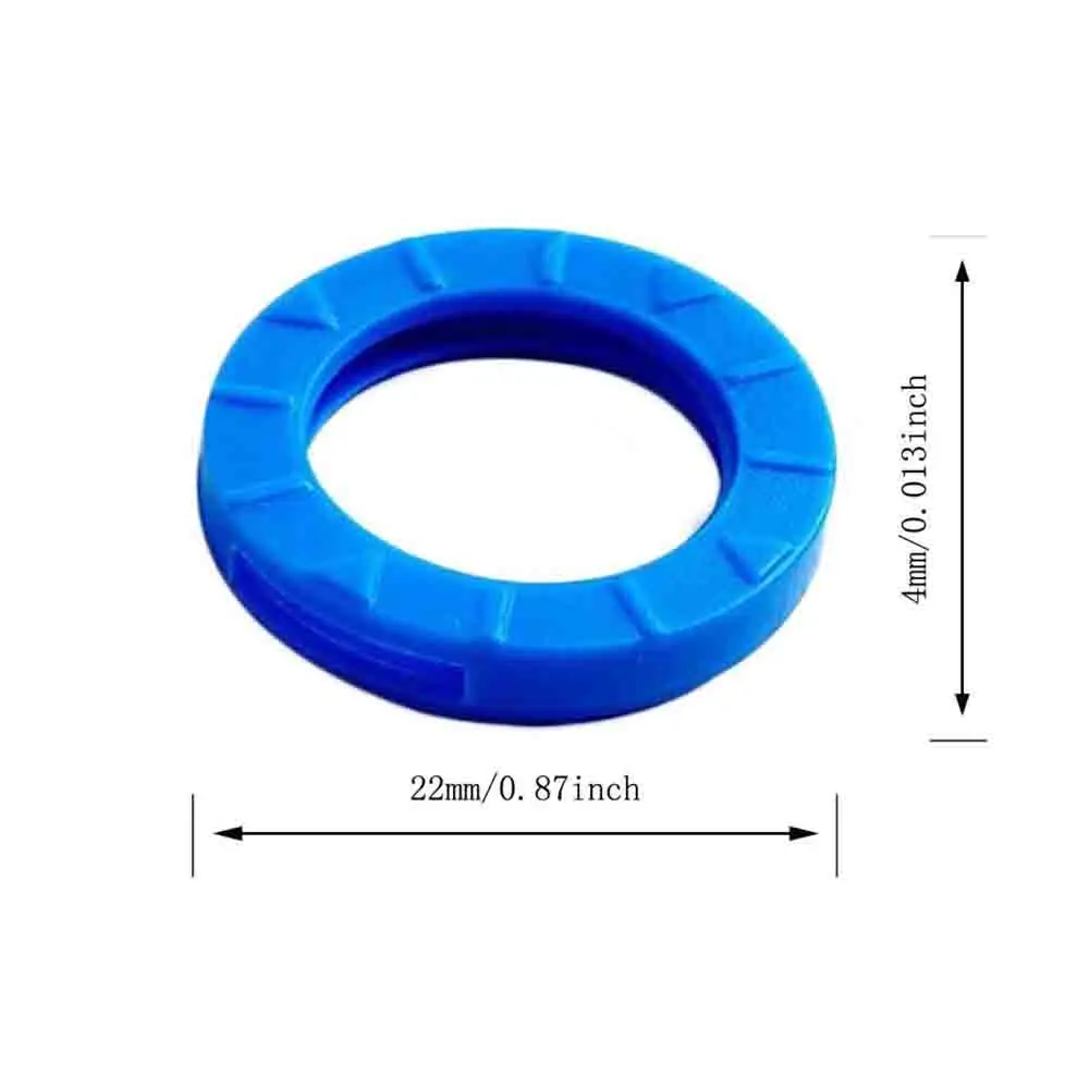 16pcs Mixed Color Identification Silicone Key Rings 3