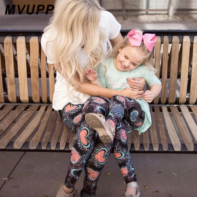 

Mother daughter clothes Love polka dot pants family look for mommy and me baby mum matching outfits little sister nmd clothing