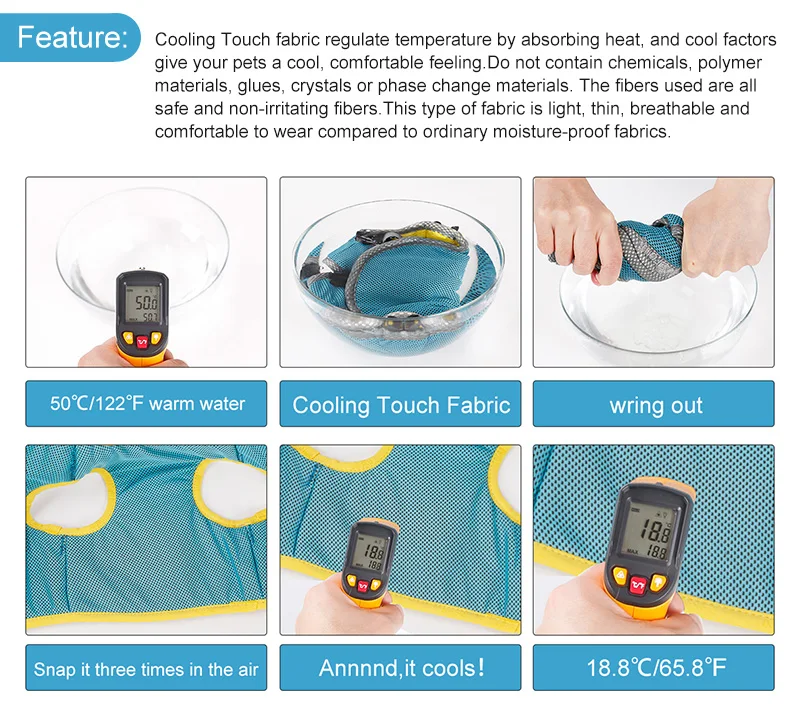 Лето собака охлаждающий жилет собака дышащие ремни Quick Release из сетчатой ткани с рисунком собачки и котика, шлейка для домашних животных, ошейник для щенка Замечательная жилетка