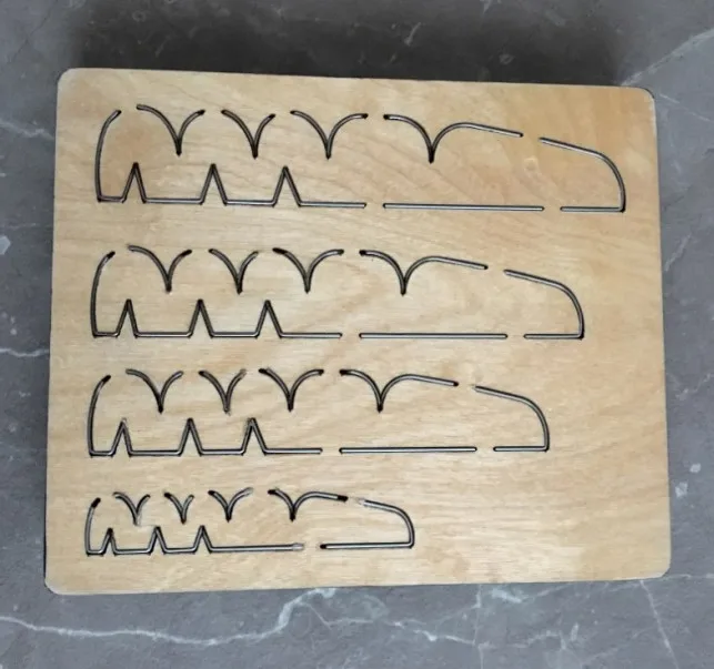 4 шт./лот Новые DIY 3D формы для цветов дерева высечки аксессуары кожаной бумаги