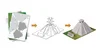 New Arrival 3D Puzzles Maya Pyramid Builing Model Toys Educational Toy for Kids 3D Dimensional Jigsaw Puzzle Toys for Christmas 3