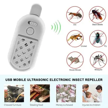 

Insect Repellent Electronic Mosquito Killer Cockroach Ultrasonic USB Mouse Expeller Rats Office Anti-Mosquito Device