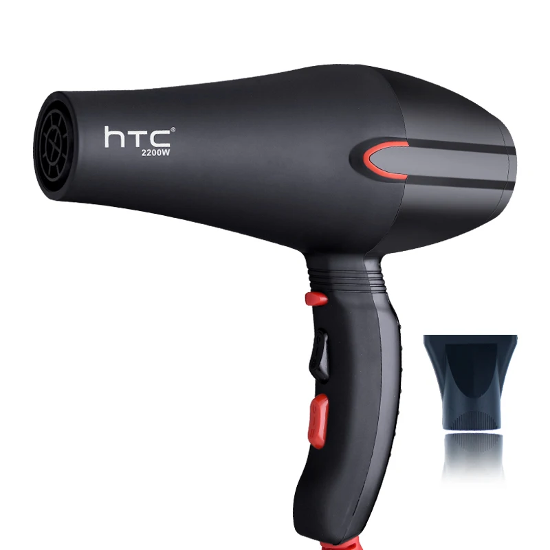 Goedkoop Htc Professionele Haardroger Negatieve Ionen Föhn 2200W Super Hot En Koude Wind Kapsalon Salon Thuis