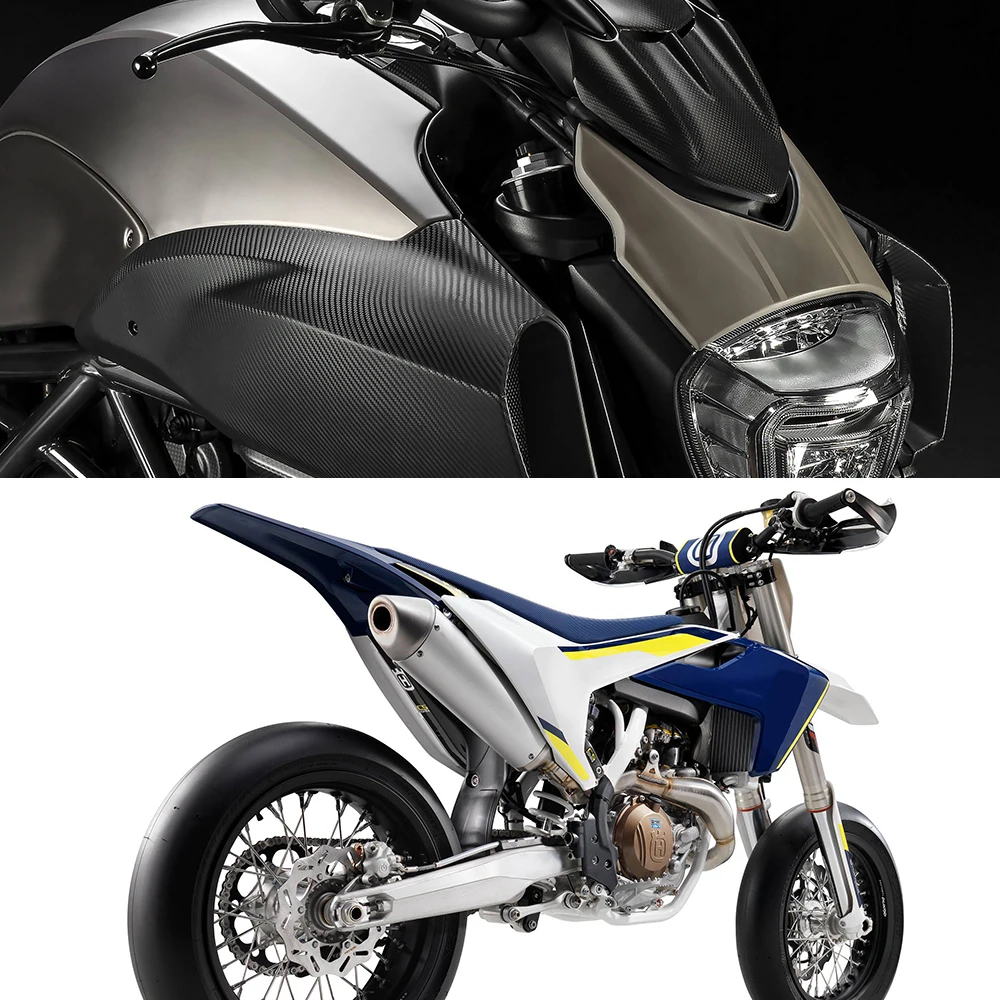 Vinyl Stickers 30x200cm Motorcycle 3D Carbon Fiber Car Wrap Sheet Roll Film Decal Styling Auto Motorbike Accessories