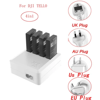 

Upgrade 4 in1 Multi Drone Battery Charger Hub Intelligent Quick Charging Station For DJI Tello 0J Drop Shipping