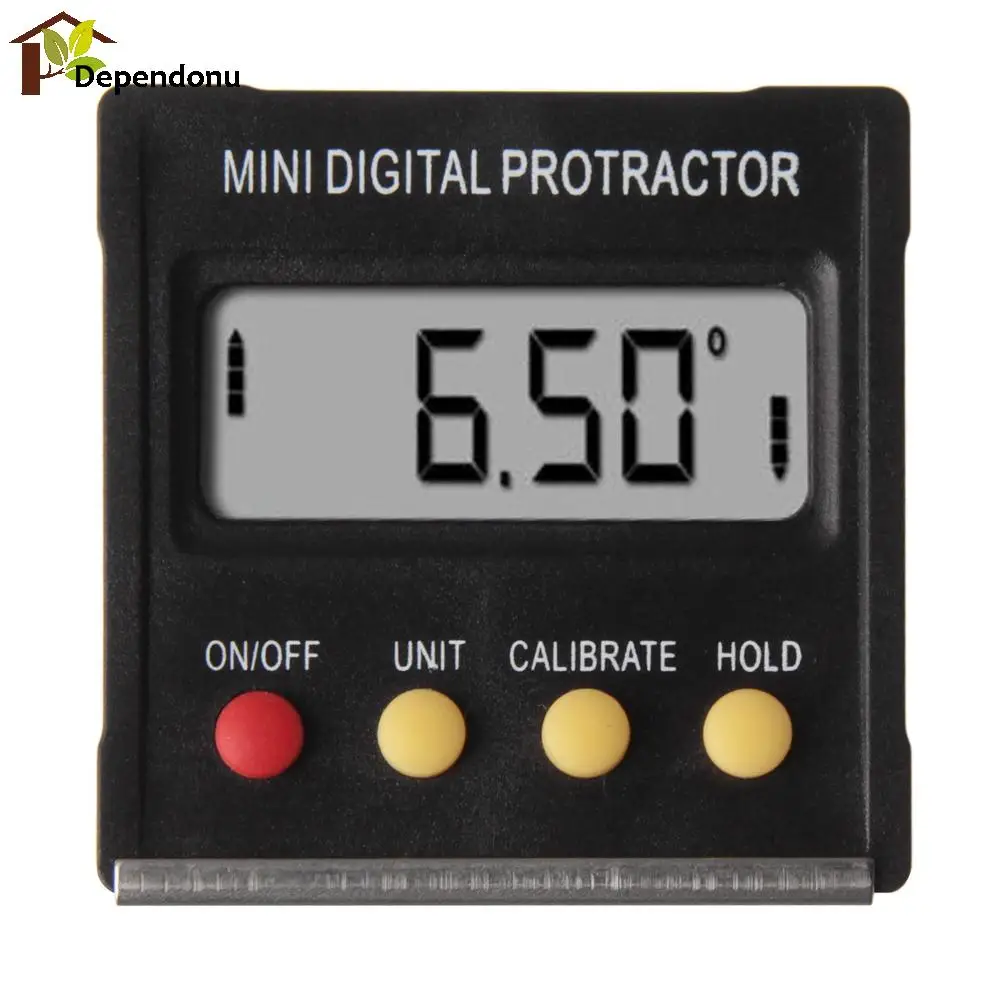 

360 Degree Mini Digital Protractor Inclinometer Electronic Angle Meter Angle Gauge Magnetic Base Measuring Tool