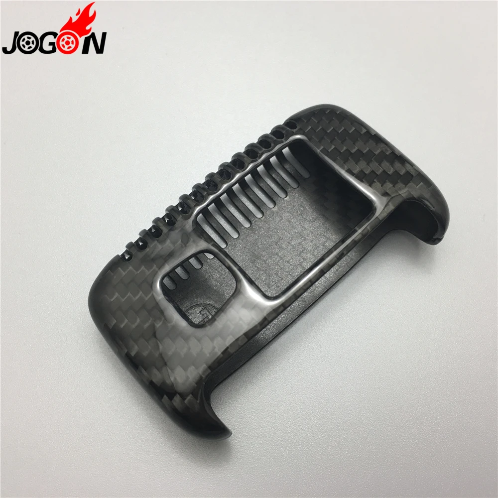 Чехол брелок из настоящего углеродного волокна для Land Rover LR Discovery 4 и Sport Freelander 2 Range