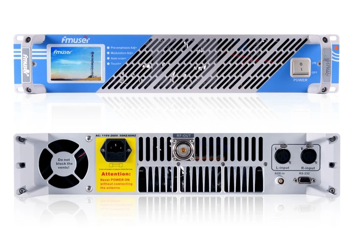 

FU-350W fm transmitter broadcast comes with 2 bay DP100 antenna and 20m cable NO7 Cover 15KM Free Shipping