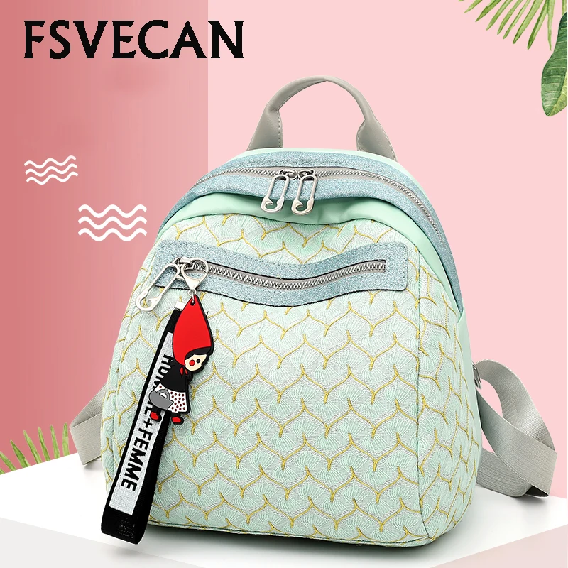 

Female Small Shell Backpack Girls Fashion mini backpacks Quality Light Travel Mochilas Mujer 2019 Sweet Back bag women Summer