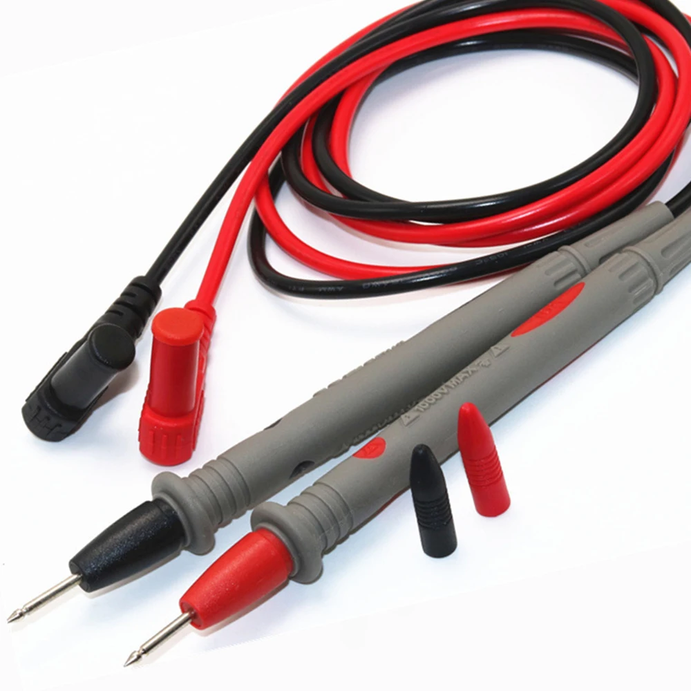 

1 Pair Probe Test Leads Pin Multimeter Test Leads Copper Probe Pin Digital Meter Tester Wire Pen Cable 10/20A 1000V Universal