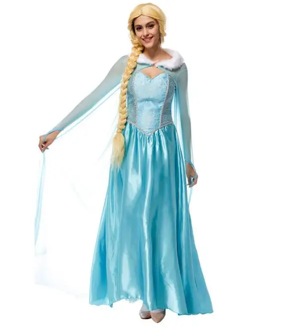 Ensen Princess Anna Elsa Queen Girls font b anime b font font b cosplay b font