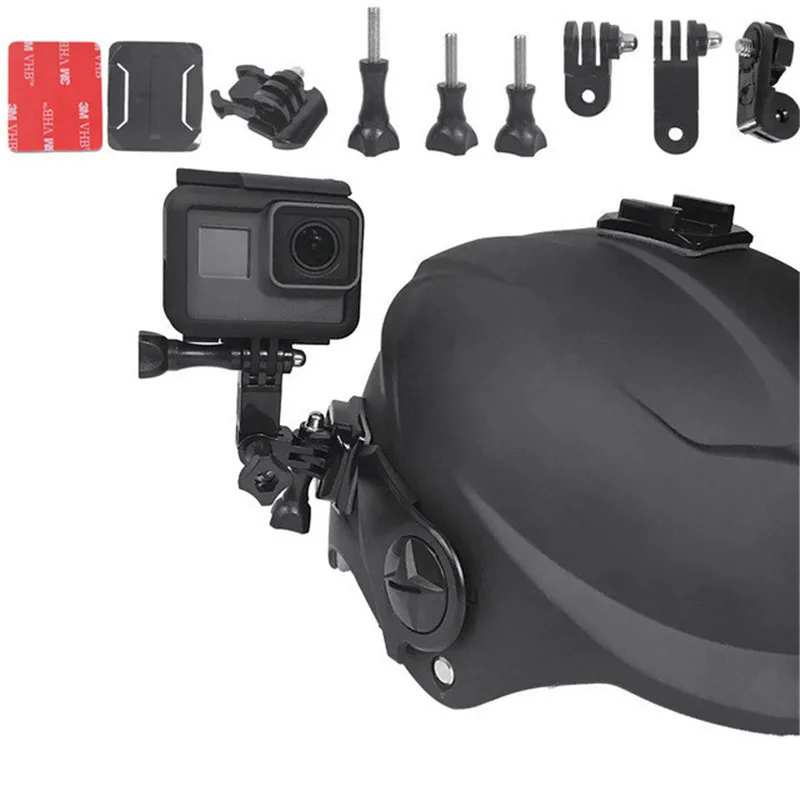 

Adjustable Helmet Curved Adhesive Arm Mount for xiaomi yi 4K GoPro HD Hero 7 6 5 4 3+ Sjcam Sj4000 H9 Action Camera Accessories