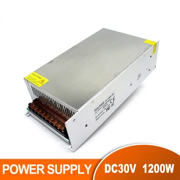 

Switching Power Supply DC 30V 40A 1200W Single Output LED Power Supply Transformer 220v110v AC to DC30V SMPS for cctv led light