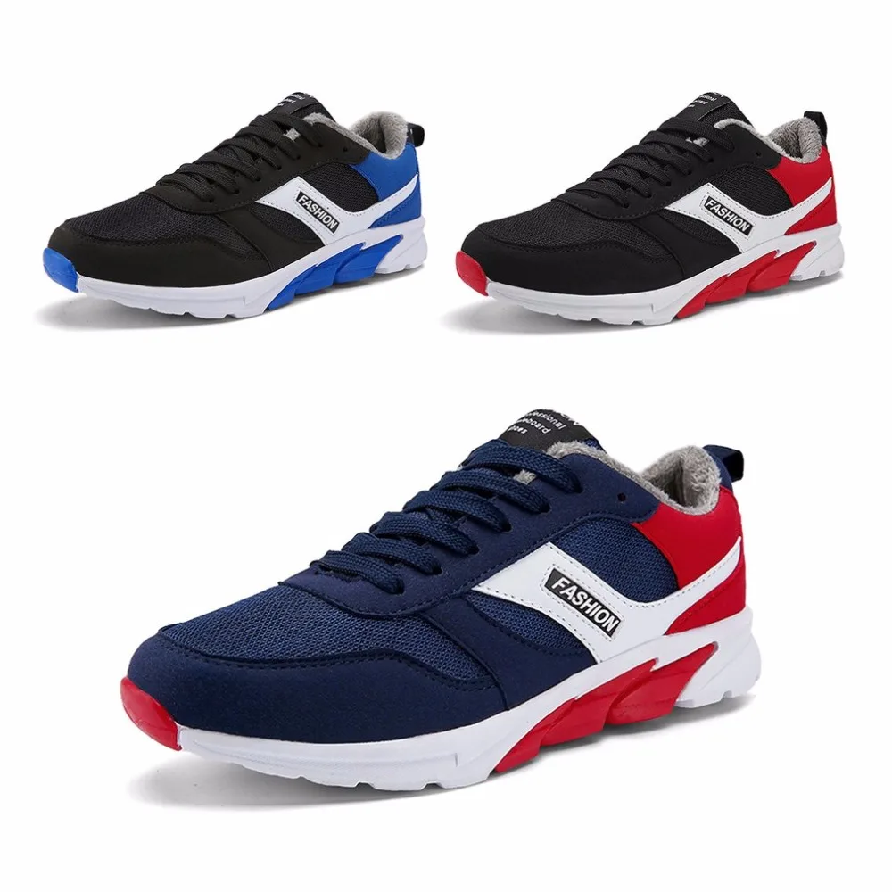 Winter Comfortable Men Sport Running Shoes Cotton Men Male