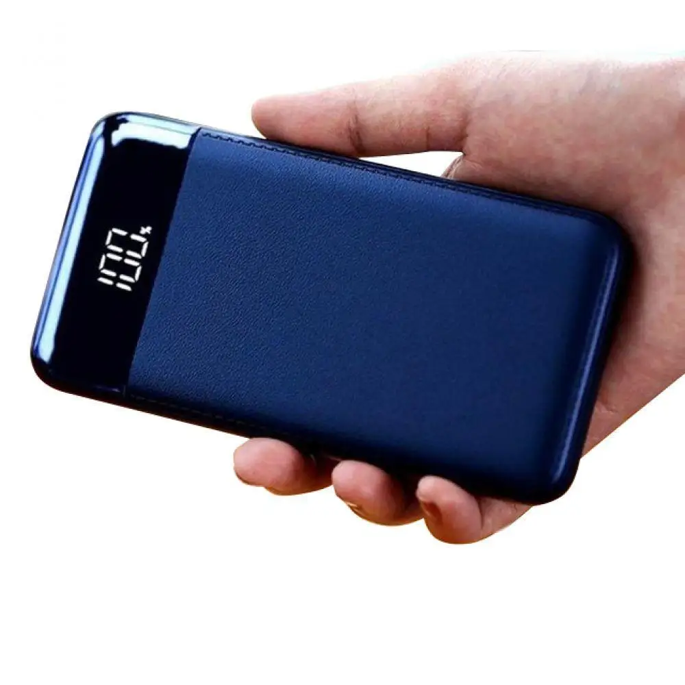 30000 mah Мощность Bank внешняя Батарея повербанк 2 USB ЖК-дисплей банк Портативный