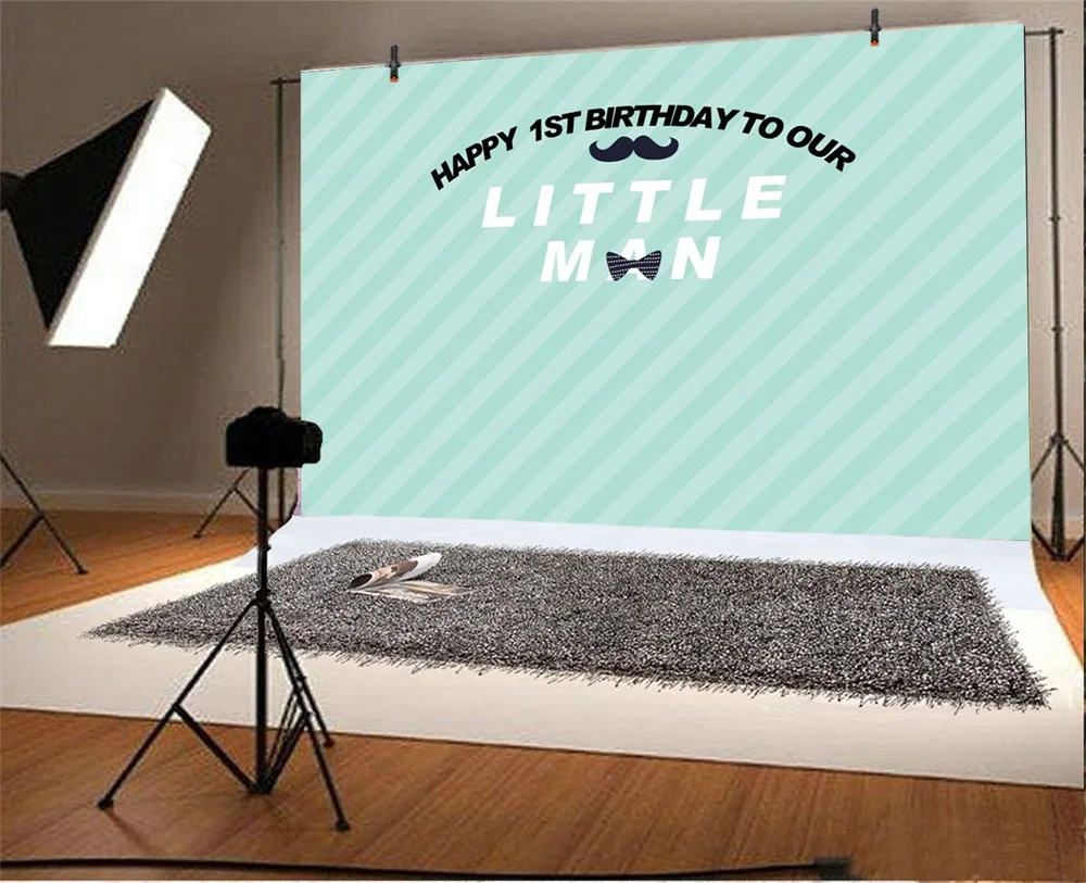 Laeacco Words Little Man Baby Boy Happy 1st Birthday Photography Backgrounds Customized Photographic Backdrops For Photo Studio Laeacco Words Little Man Baby Boy Happy 1st Birthday Photography Backgrounds Customized Photographic Backdrops For Photo Studio
