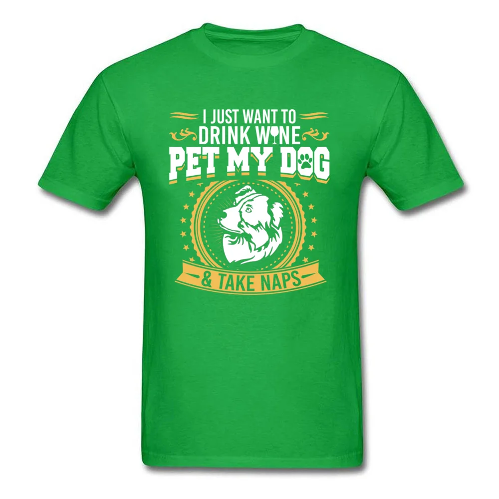 Australian Shepherd Pet My Dog Drink Wine_green