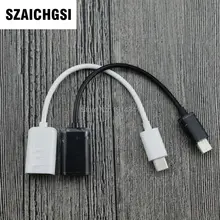 SZAICHGSI type C Otg кабель type-C Usb C кабель для Oneplus 3 Lg Белый Черный цвет 500 шт