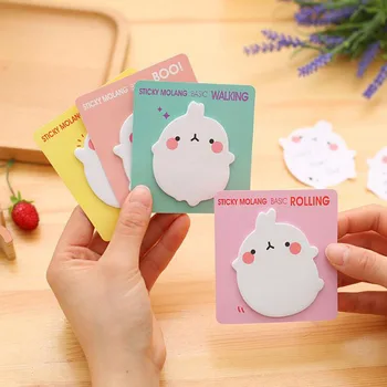 

2pc Cute Potato Rabbit Paper Memo Pad Sticky Notes Adhesivas Kawaii Stickers Office Supplies Stationery Page Flags Sticky Tabs