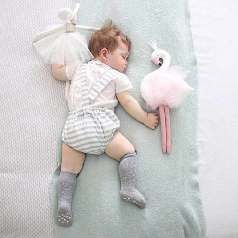 Милые Животные Фламинго детский успокаивающий куклы для сна игрушки подарки для девочек Nordic Стиль детская спальня художественное