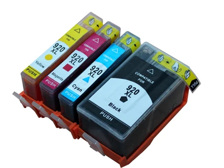 (4 PCS ) High quality compatible 4color ink cartridge for HP 920XL use For Officejet 6000 /6500 Wireless/6500A /7000/7 | Компьютеры и