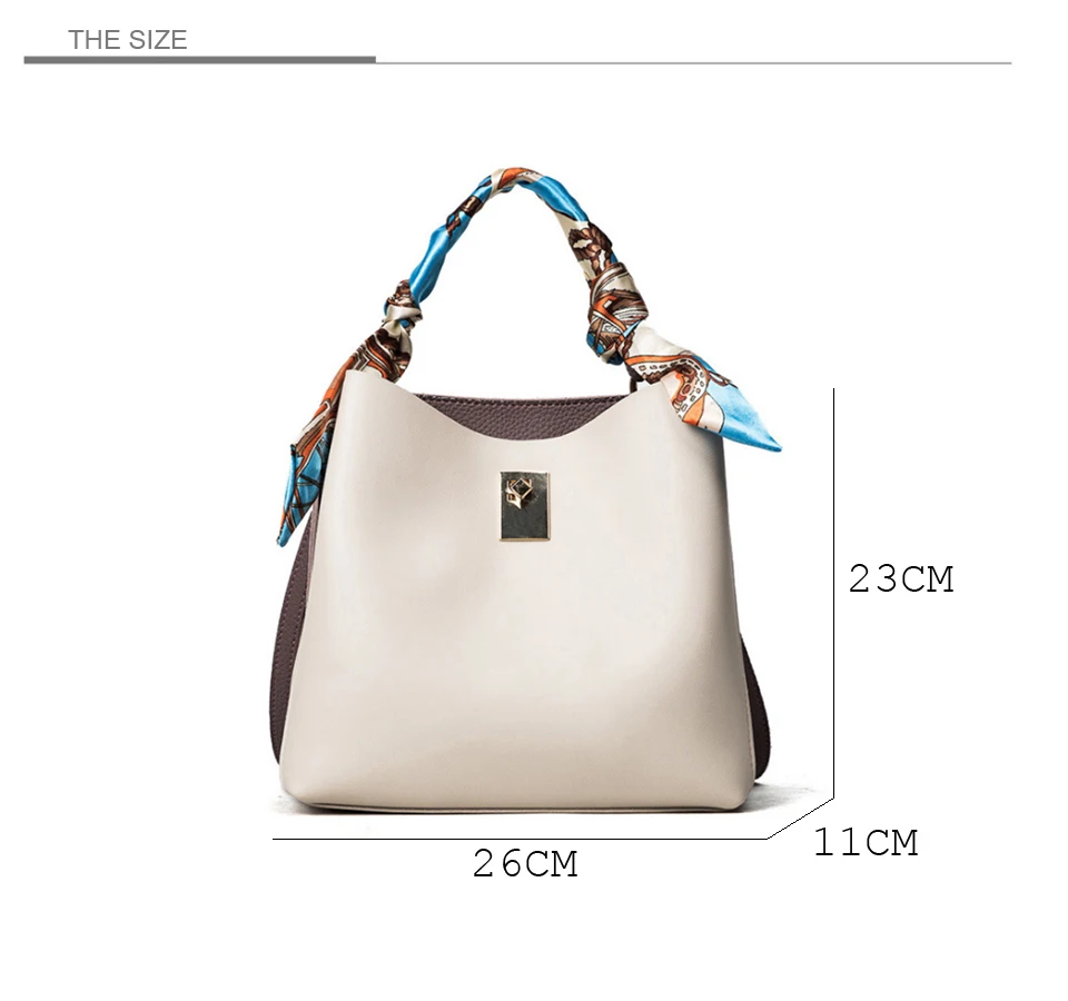 Daunavia moda balde bolsas femininas luxo cachecol