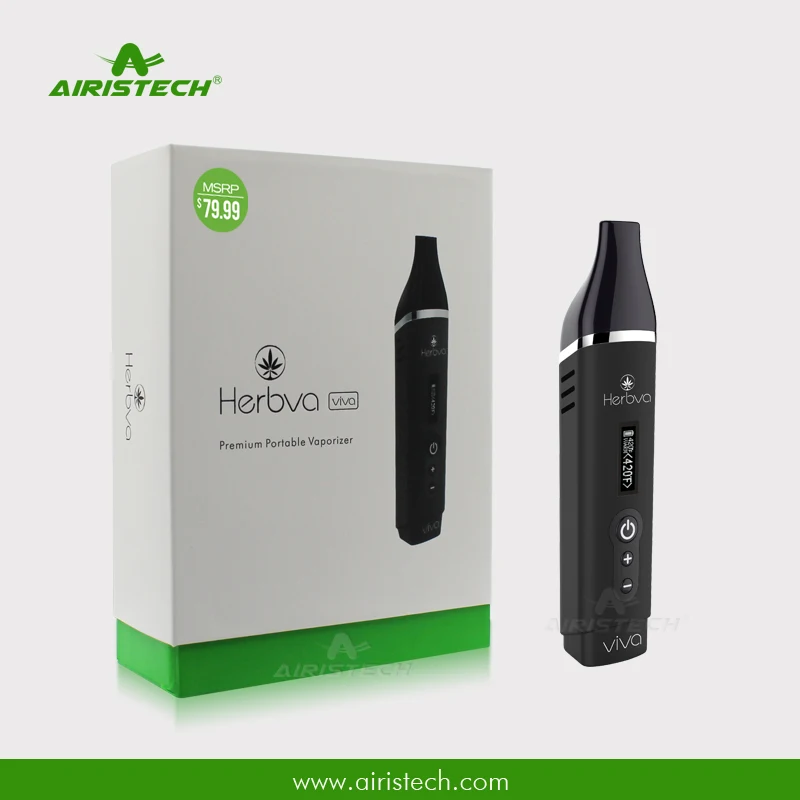 

Airistech Dry Herb Vaporizer Electronic Cigarette Kit Herbal Vapor e-cigarettes Portable Pen Vape Mod Box E Cigarettes with OLED