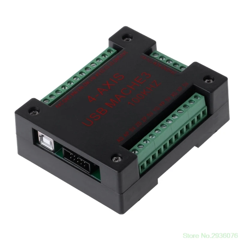 

New CNC USB MACH3 100Khz Breakout Board 4 Axis Interface Driver Motion Controller Drop Ship 11