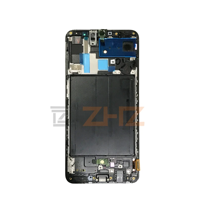 Super AMOLED для Samsung galaxy A70 lcd 2019 A705 A705F SM сенсорный экран дигитайзер в сборе с рамкой