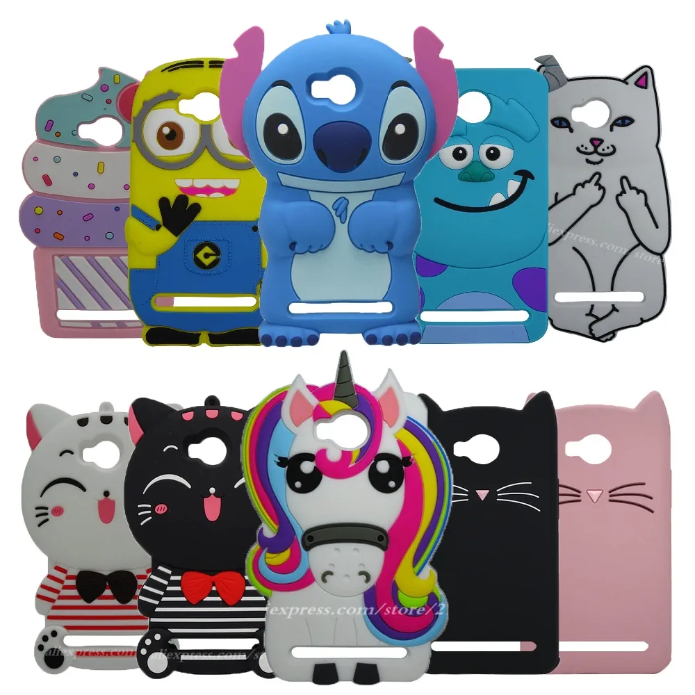 3D Cartoon Ice Cream Silicon Cover For Case Huawei Y3 II ii Phone 2 Y3II Lua-L21 |