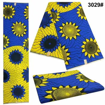 

Latest design Nigerian prints java wax fabrics 100% cotton for dress veritable multicolor african wax fabric 6 yard!DF-4391