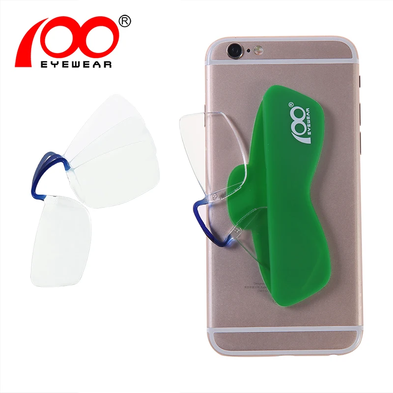 

Ultralight vision reading glasses Patent Nose Clip easy to carry clear Mini Portable glasses diopter #RD8101