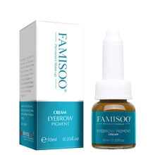 1 шт. famisoo коричневый кофе тату Перманентный макияж для бровей пигмент микроблейдинг тату чернила для ручка-держатель игл машина аксессуары с ручкой