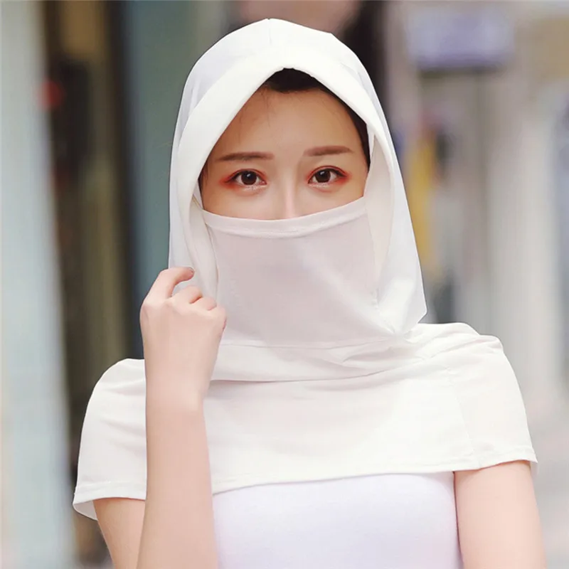 

Sunscreen Mask Girl Breathable Dustproof Thin Sunshade Shawl Neck Guard multifunctional comfortable quick dry Outdoor Balaclava