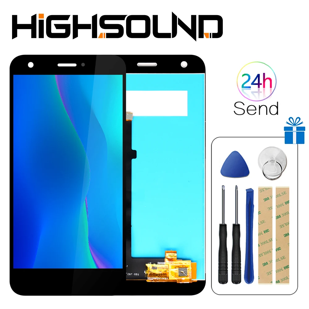 

for ZTE Blade A512 LCD for ZTE Blade Z10 Display + Touch Screen Digitizer Assembly for ZTE A512 Screen 5.2" Panel Free Shipping