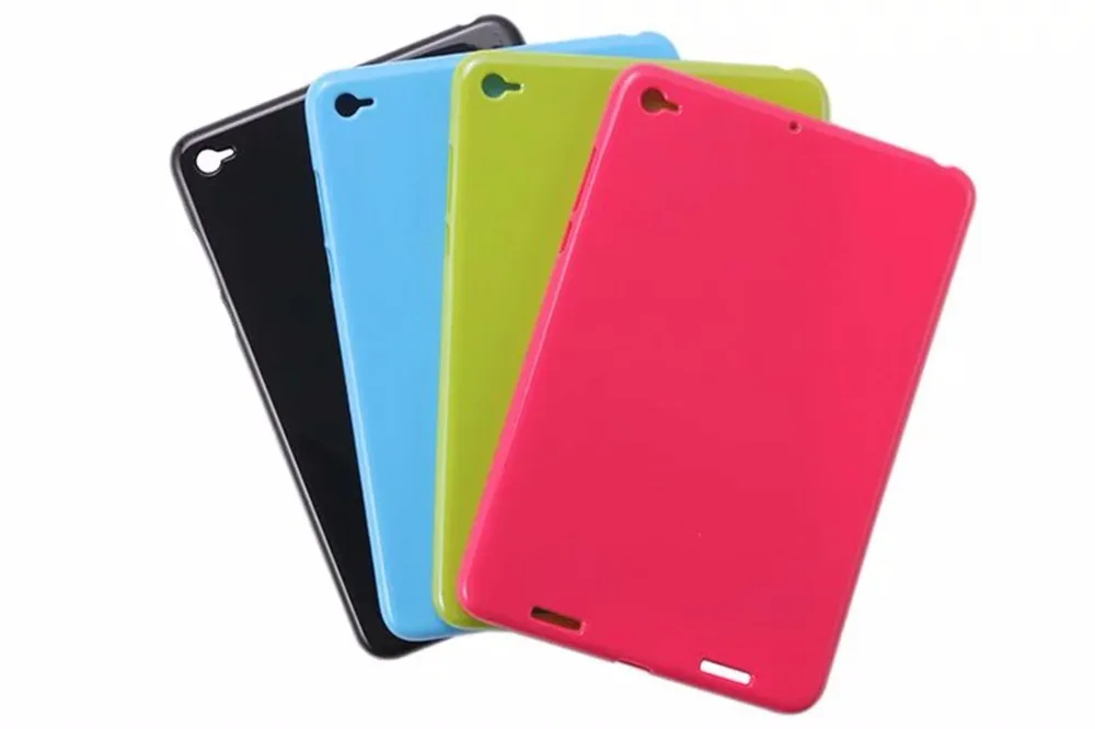 

100pcs Soft Silicon Rubber TPU Cover for Xiaomi Mi Pad 2 Mipad 2 Gen 7.9" Tablet Ultra Slim Protective Pouch Bag Case