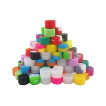 20 pçs \ lot 3ml mini silicone recipiente de cera frascos dab garrafa recipiente de cera
