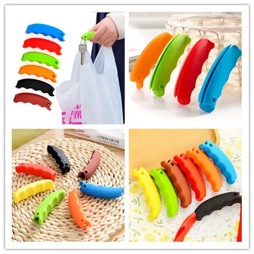 

1PC Convenient Bag Hanging Quality Mention Dish Carry Bags Kitchen Gadgets Silicone Kitchen Accessories Save Effort