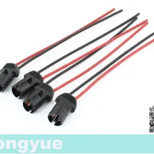 Longyue 10 шт. T10 152 W5W Боковой габаритный фонарь светодиодный свет лампочка, розетка Удлинительный провод держатель чехол для авто Фургон Грузовик 6"