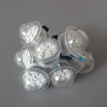 

200pcs UCS2903 D36 DC12V 9pcs/6pcs 5050 LEDs 36mm Addressable Pixel LED Module Light IP67 RGB led pixel lamp transparent cover