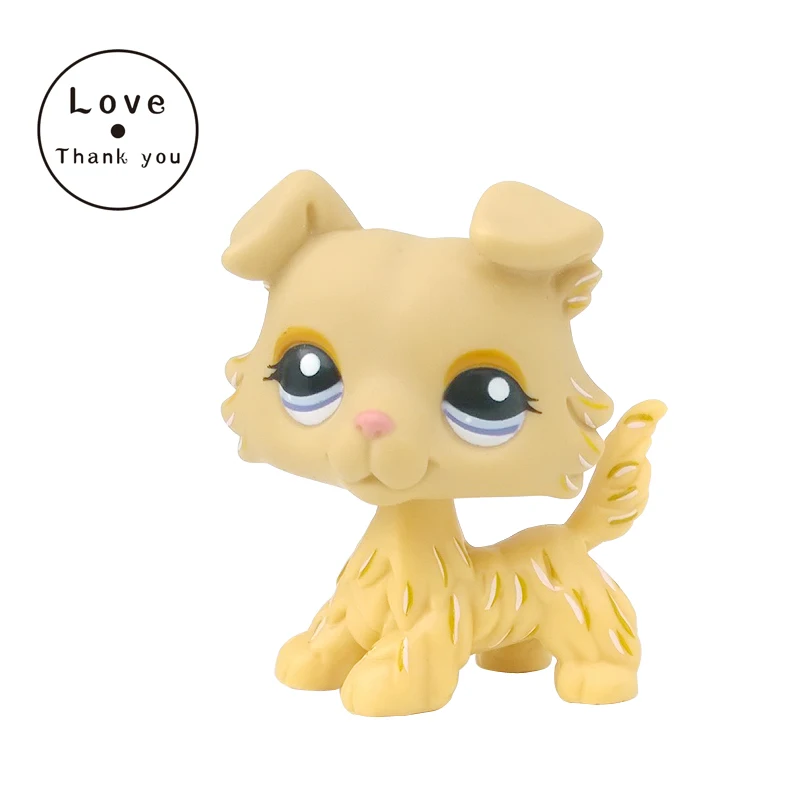 Игрушки LPS для кошек магазин домашних животных собачка колли #1194 желтый щенок