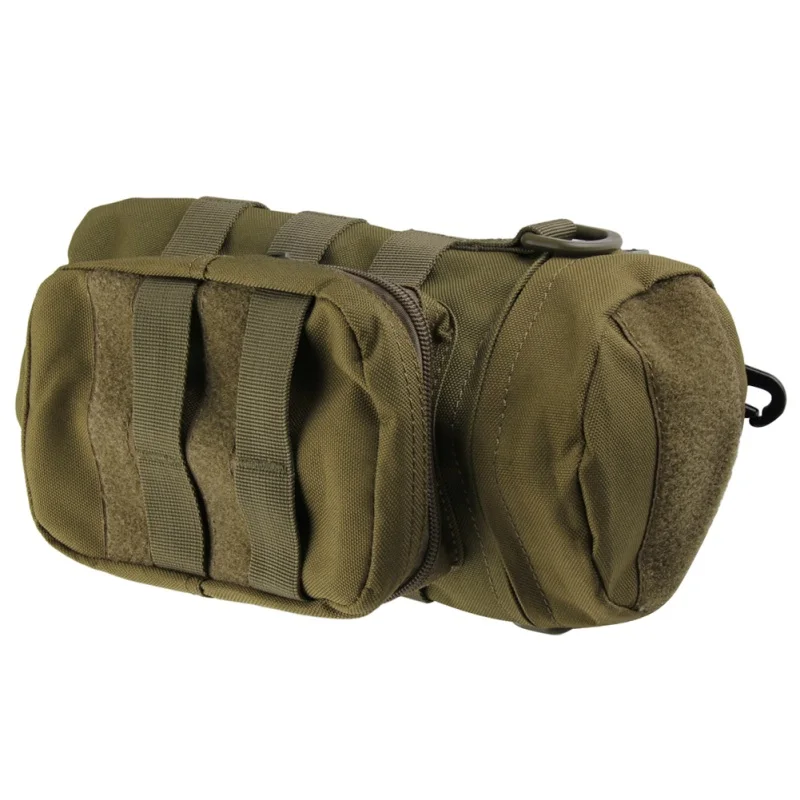 Военная Молл ремни тактическая сумка бутылка-чайник для воды сумка для улицы хозяйственная сумка с небольшой мешочком D-Ring рюкзак прилагается - Цвет: Green