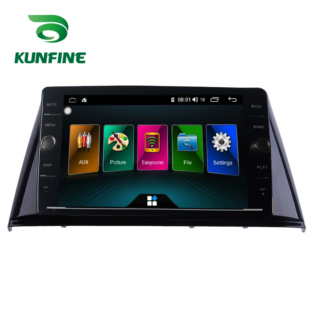 Perfect Octa Core RAM 4GB Android 8.1 Car DVD GPS Navigation Player Deckless Car Stereo for Peugeot 308 2016 2017 Radio Unit Device 4G 7
