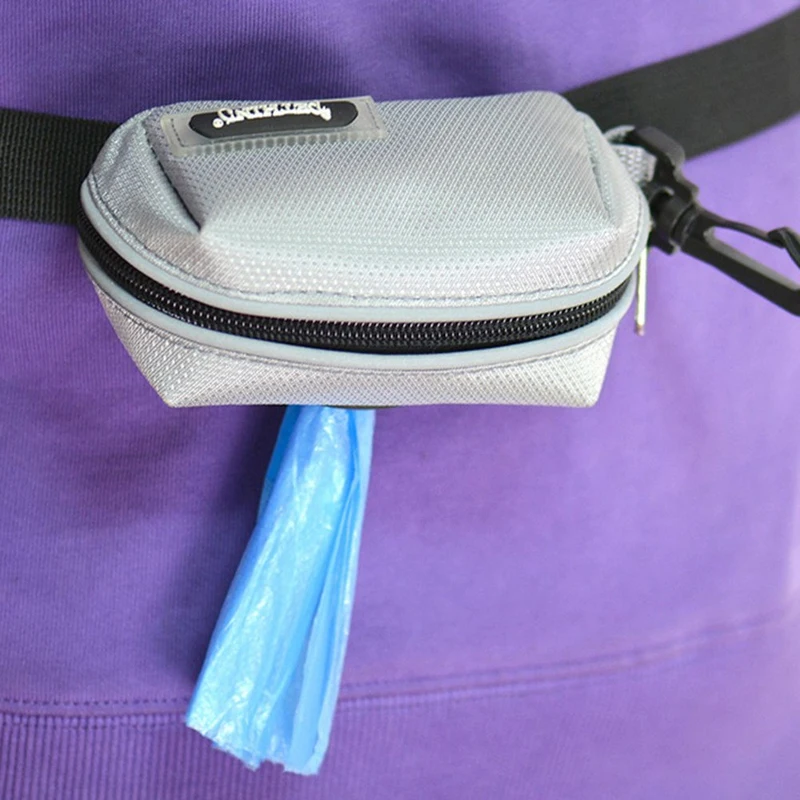 

Portable Pet Waste Dog Poo Puppy Pick-Up Bags Pet Poop Bag Holder Hook Pouch Convenient